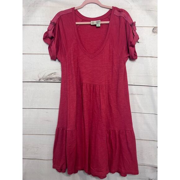 Saturday Sunday Size MED Dress Maroon Casual - Picture 1 of 6